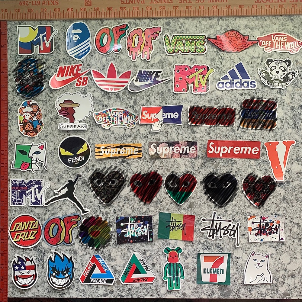 Huge Brand Designer Sticker Bundle (90+!)